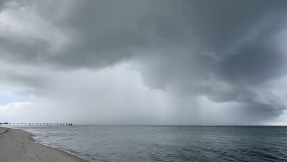 Storm over Dania Beach
