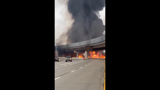 Fatal accident: truck carrying diesel crashes and ignites on Ohio Highway
