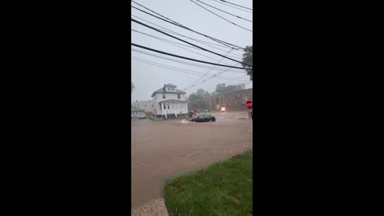 Community response during flooding in North Plainfield, New Jersey