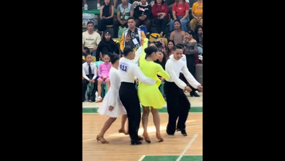 Dancesport mishap doesn’t stop performance in Passi, Iloilo, Philippines