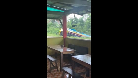 Truck loses control and falls into ravine in Bumiayu, Indonesia