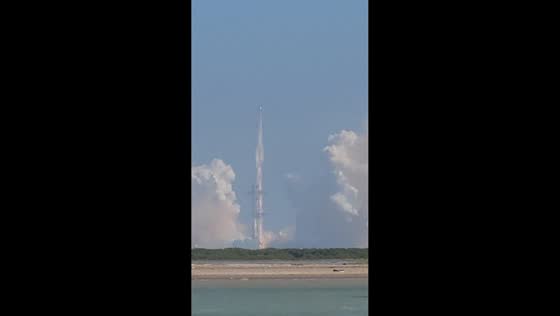 Successful launch of SpaceX Starship Flight 12 in Texas, USA