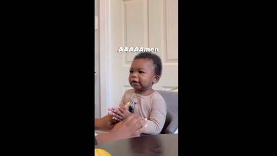 Adorable child’s funny prayer moment in Dallas, Texas, USA