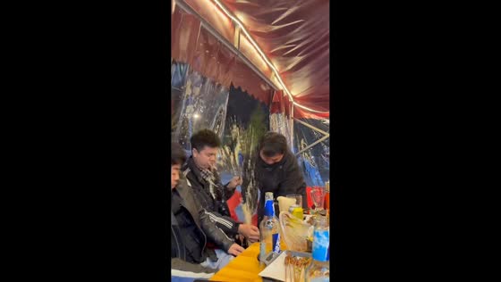 Massive beer pour goes wrong and soaks a friend in Sichuan, China