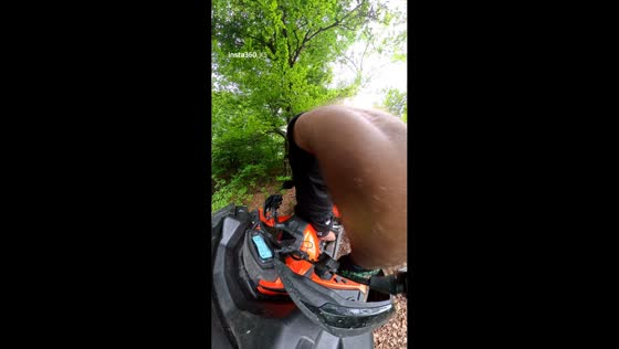 Falling branch strikes ATV rider during forest ride in Cluj-Napoca, Romania