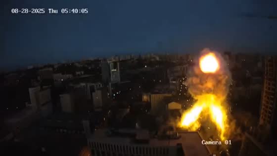 Missile attack damages EU mission building in Kyiv, Ukraine