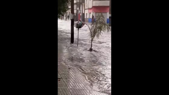 Heavy rain triggers flooding in Buenos Aires, Argentina