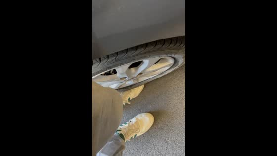 Antonio runs over Marcos' foot in San Nicolás de los Garza, Mexico