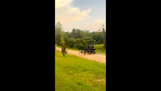 Man trips while racing UTV with kids in Jena, Louisiana, USA