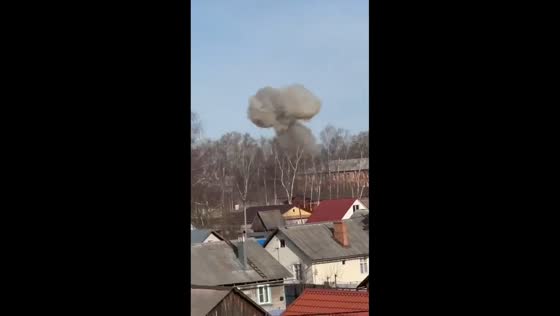 Ukrainian drones crash and explode during reported attack in Shuya, Ivanovo, Russia