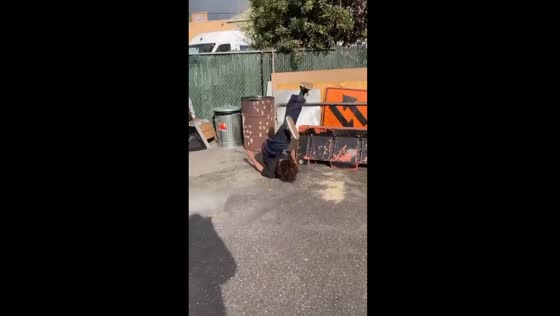 Skateboarding mishap: rider takes a tumble in Vista, CA
