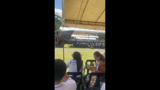 LED wall collapses near students during school event in Naga, Philippines