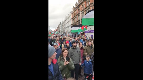 Urgent call for ceasefire in Gaza as locals rally in Belfast with Palestinian flags