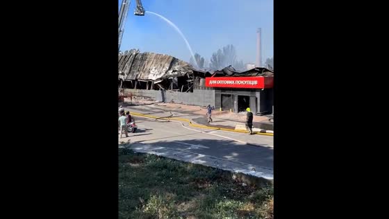 Ravaged city: Odesa hypermarket destroyed in Russian missile attacks amid ongoing Ukraine-Russia conflict