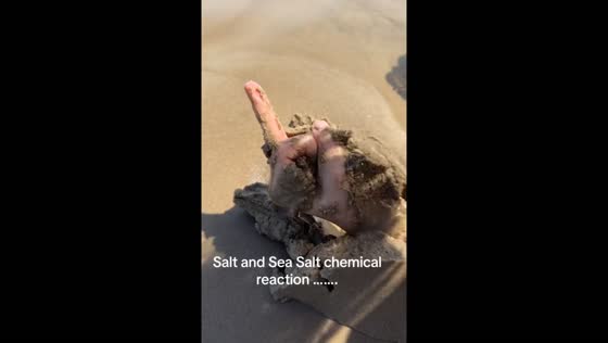 Hand gesture surprise on South Padre Island