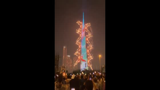 Burj Khalifa rings in 2024 with spectacular fireworks display