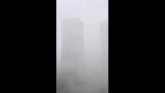 Super Typhoon Dolphin brings torrential rain and strong winds in Zhejiang, China