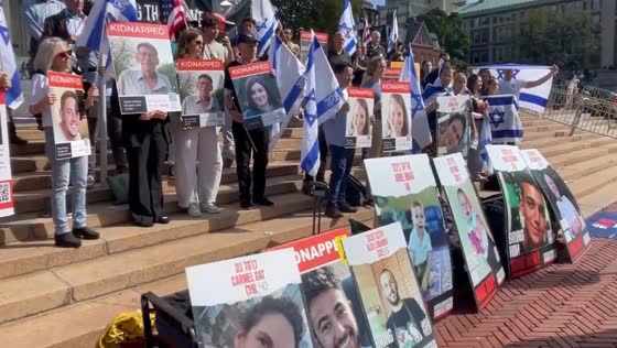 Columbia University students honor victims of October 7 Hamas attack