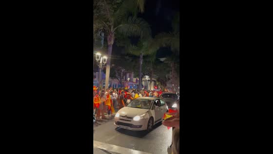 Spain celebrates 2026 FIFA World Cup victory in Torremolinos, Spain
