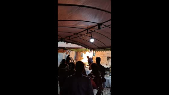 Massive fire erupts while cooking in Guizhou, China