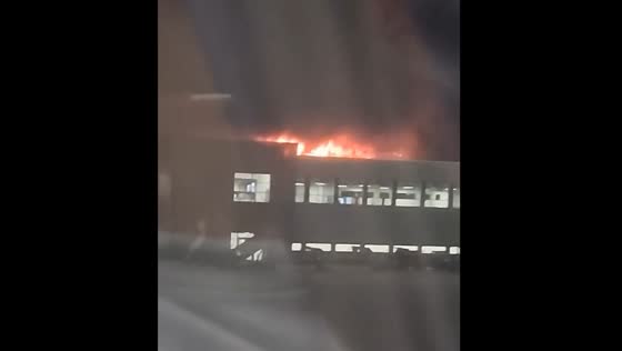 Massive car park fire disrupts flights at London Luton Airport