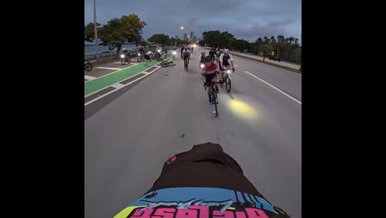 Multiple cyclists crash during marathon in Massachusetts, USA