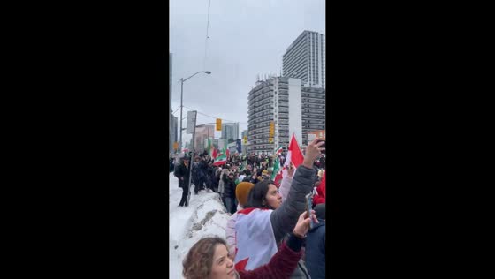 Iranian-Canadian community rallies solidarity in Toronto, Canada