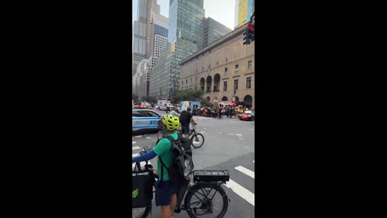 Midtown Manhattan shooting sparks chaos during rush hour in New York, USA