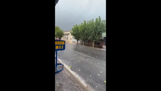 Hailstorm hits Lavalleja, Uruguay