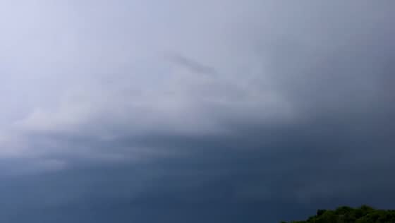 Time-lapse of storm clouds over Crescent Beach Drawbridge in Florida, USA