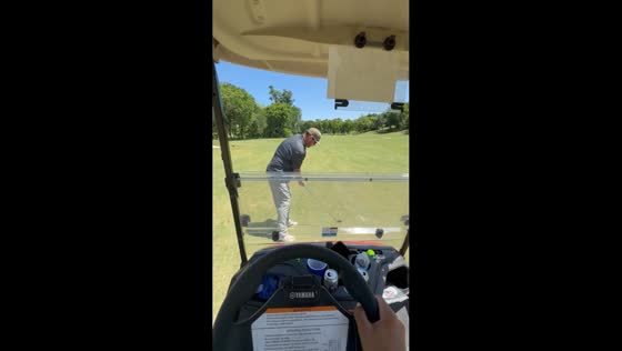 Golf cart mishap interrupts friendly challenge in Fort Worth, Texas, USA