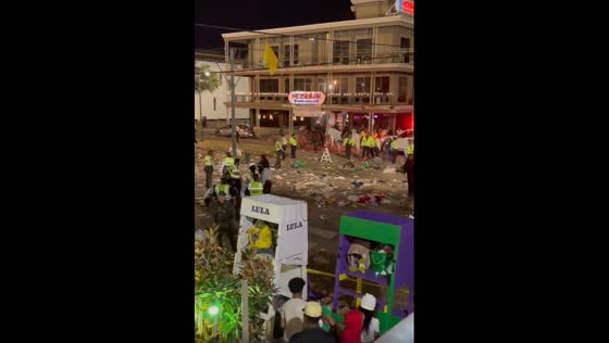 A teen is killed and a child is injured in a Mardi Gras parade shooting in New Orleans. A suspect is arrested