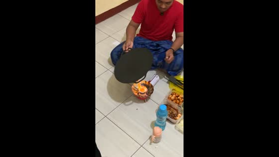 Unexpected stove sparks startle family in Bandung, Indonesia