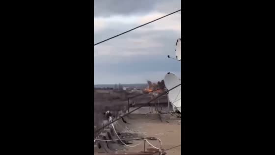 Aerial bomb strike causes explosion at defense brigade post in Sumy, Ukraine