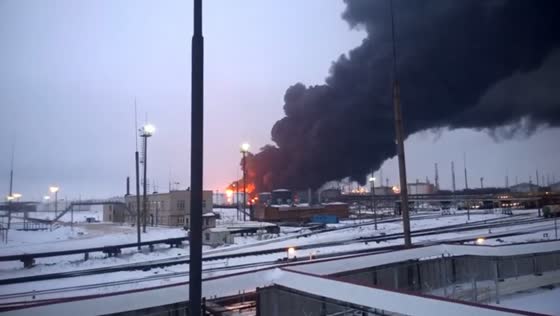 Ukrainian drone strike targets oil refinery in Ryazan, Russia
