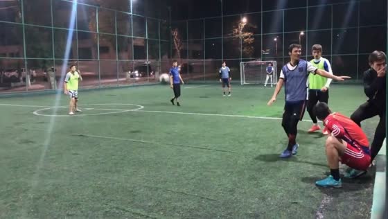 Unexpected twist: football game takes a painful turn as ball strikes referee's face