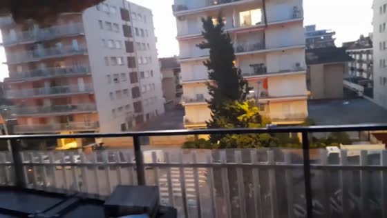 Gale-force winds batter as Storm Nils impacts region in Vilassar de Mar, Spain