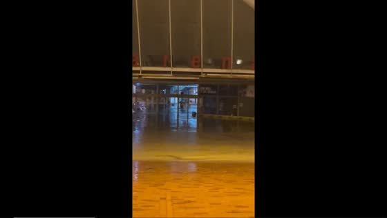 La Garena station submerged: heavy rains flood Alcalá de Henares, Madrid, Spain