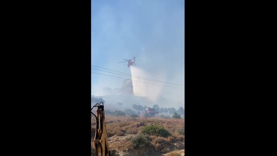 Wildfires ravage Kos Island, Greece 