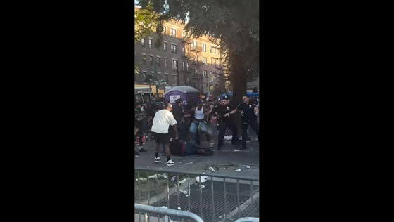 Brawl breaks out during J’Ouvert celebrations in Crown Heights, Brooklyn, USA