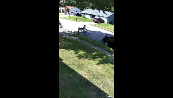 Boy crashes scooter into parked car in Indiana, USA