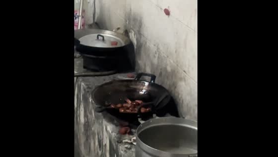 Meatballs explode while cooking in Thailand