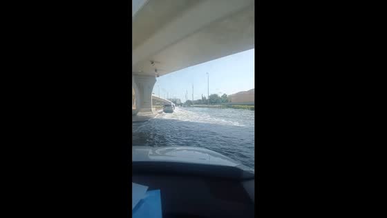 Record rainfall turns Dubai streets into rivers: video shows driving through flooded roads